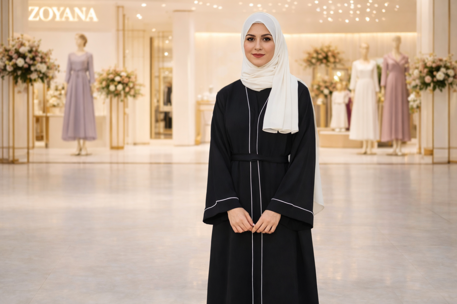 Elegant Black Abaya – Timeless Modest Fashion
